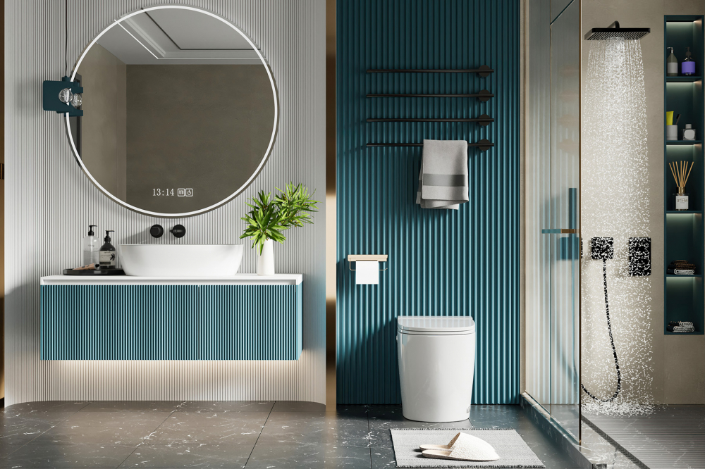 Унитаз Abber Bequem AC1114P приставной белый с импульсным смывом