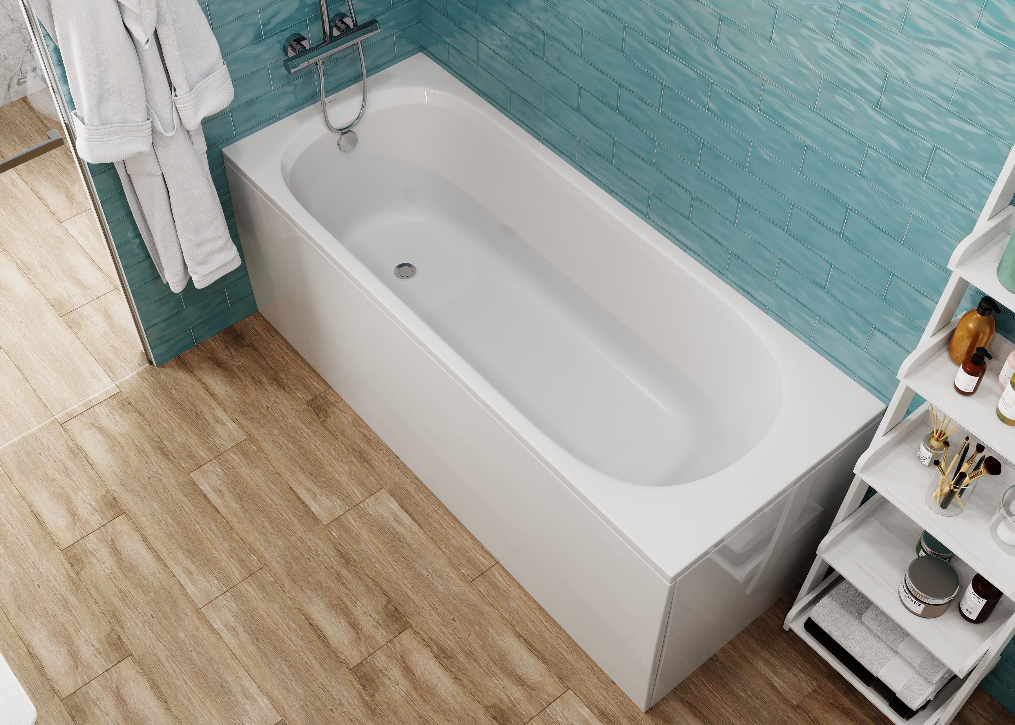 Акриловая ванна VAGNERPLAST Kasandra VPBA187KAS2X-04 180х70