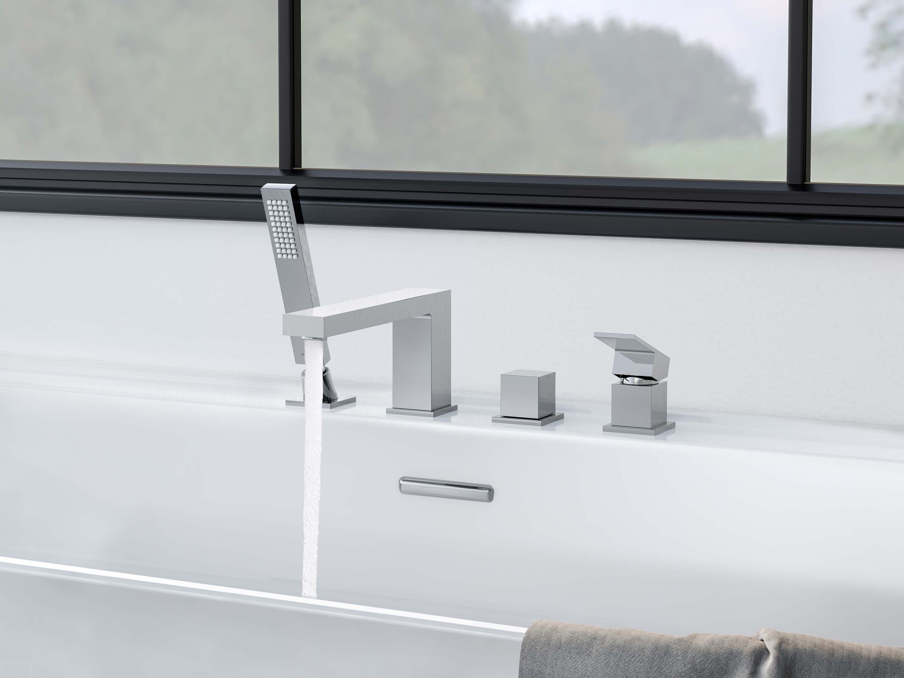 Смеситель Aquatek Либра AQ1648CR на борт ванны