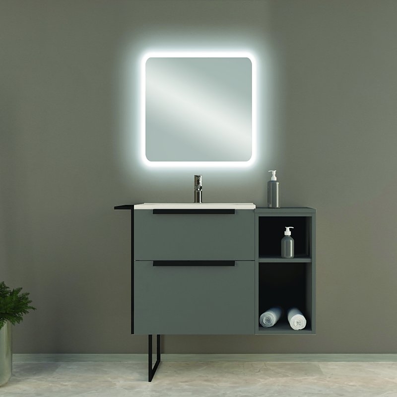 Тумба под раковину Cezares URBAN 74 55160 Grigio opaco