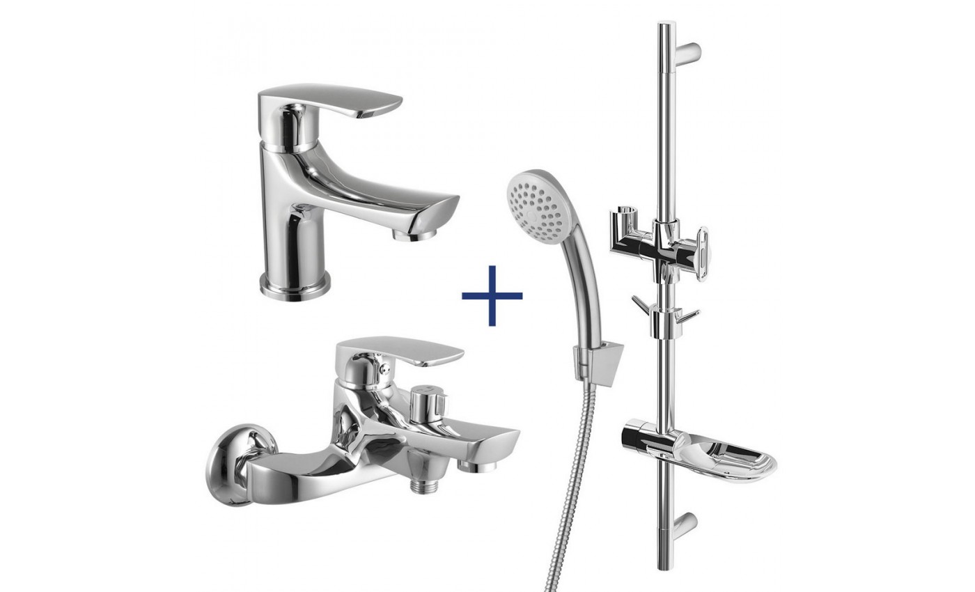 Комплект смесителей Lemark Plus Shape LM1780C "3 в 1"