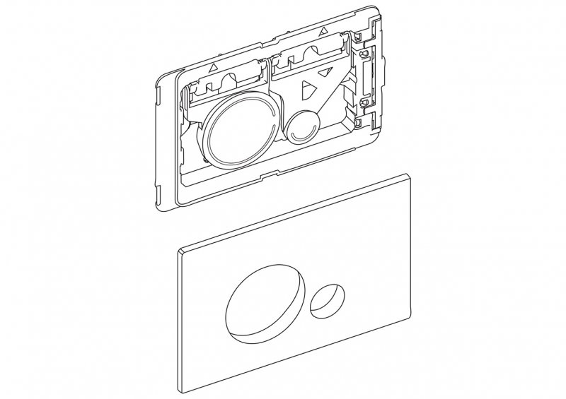 Кнопка смыва BelBagno SFERA BB016-SR-CHROME.M