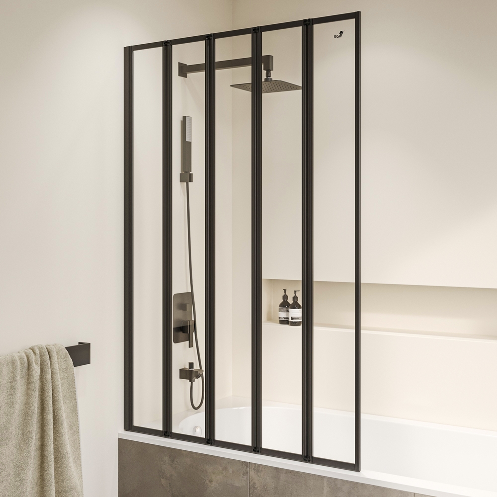 Шторка на ванну RGW SC-22-B 120х150