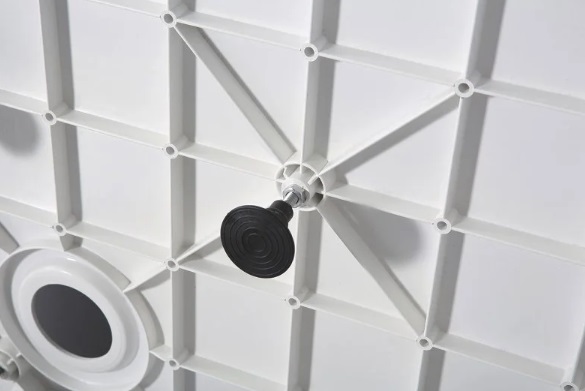 Поддон для душа Cezares Tray SMC TRAY-SMC-A-80-550-150-W 80x80, с сифоном