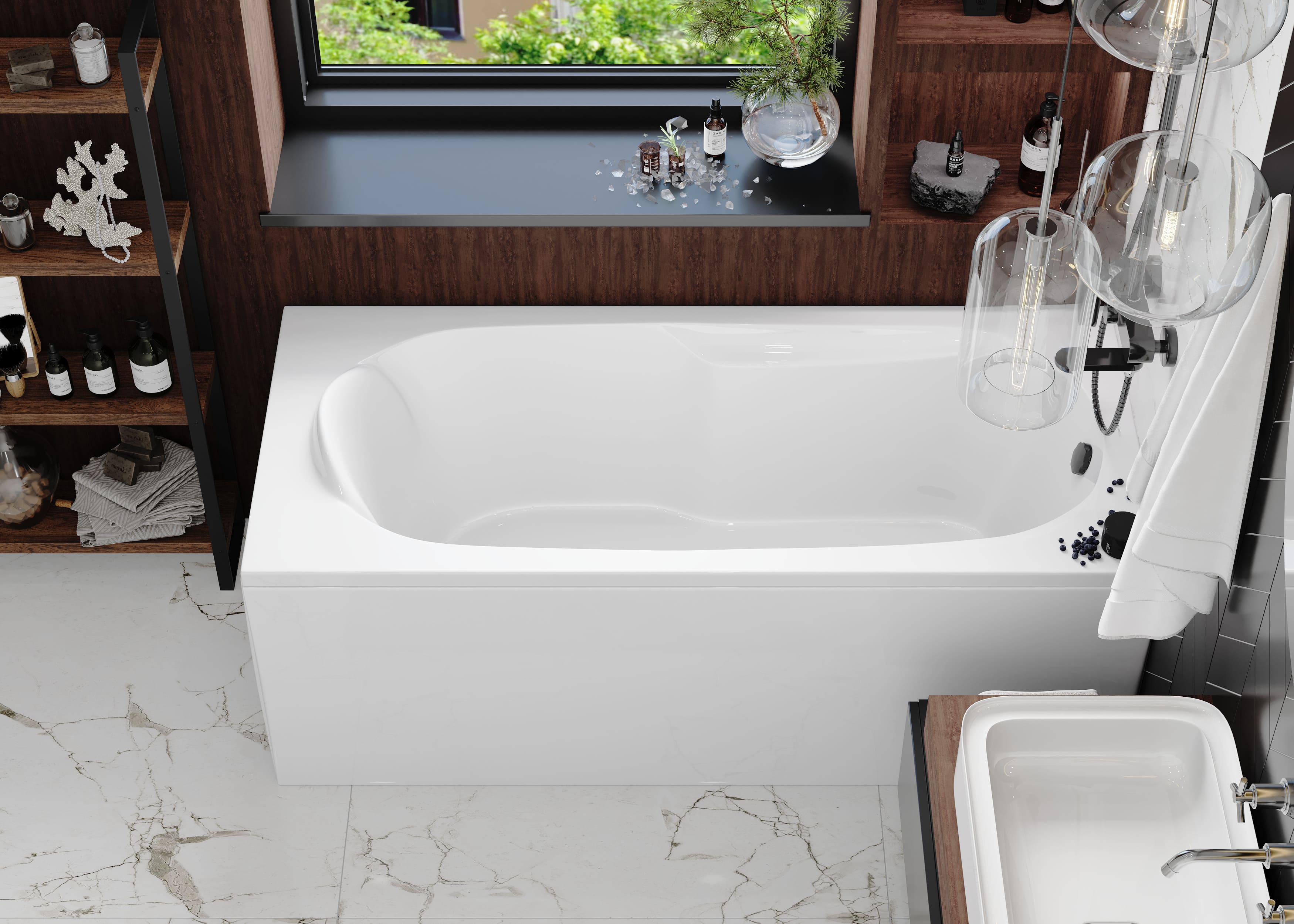 Акриловая ванна VAGNERPLAST Nymfa VPBA167NYM2E-04 160х70