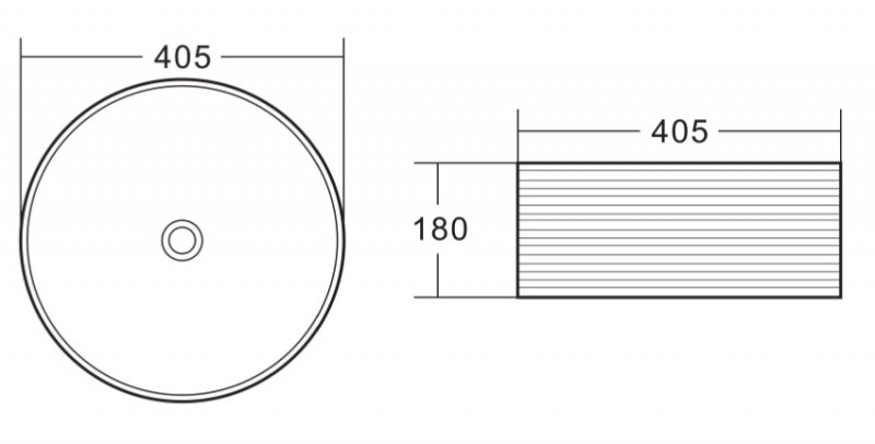 Раковина накладная BelBagno BB1406