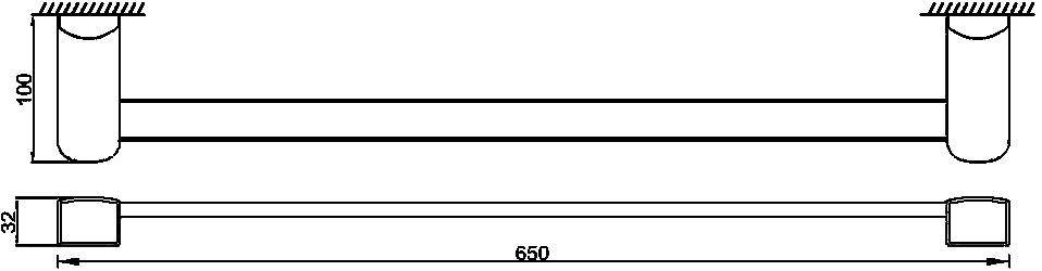 Полотенцедержатель Rush Thira TR36531A