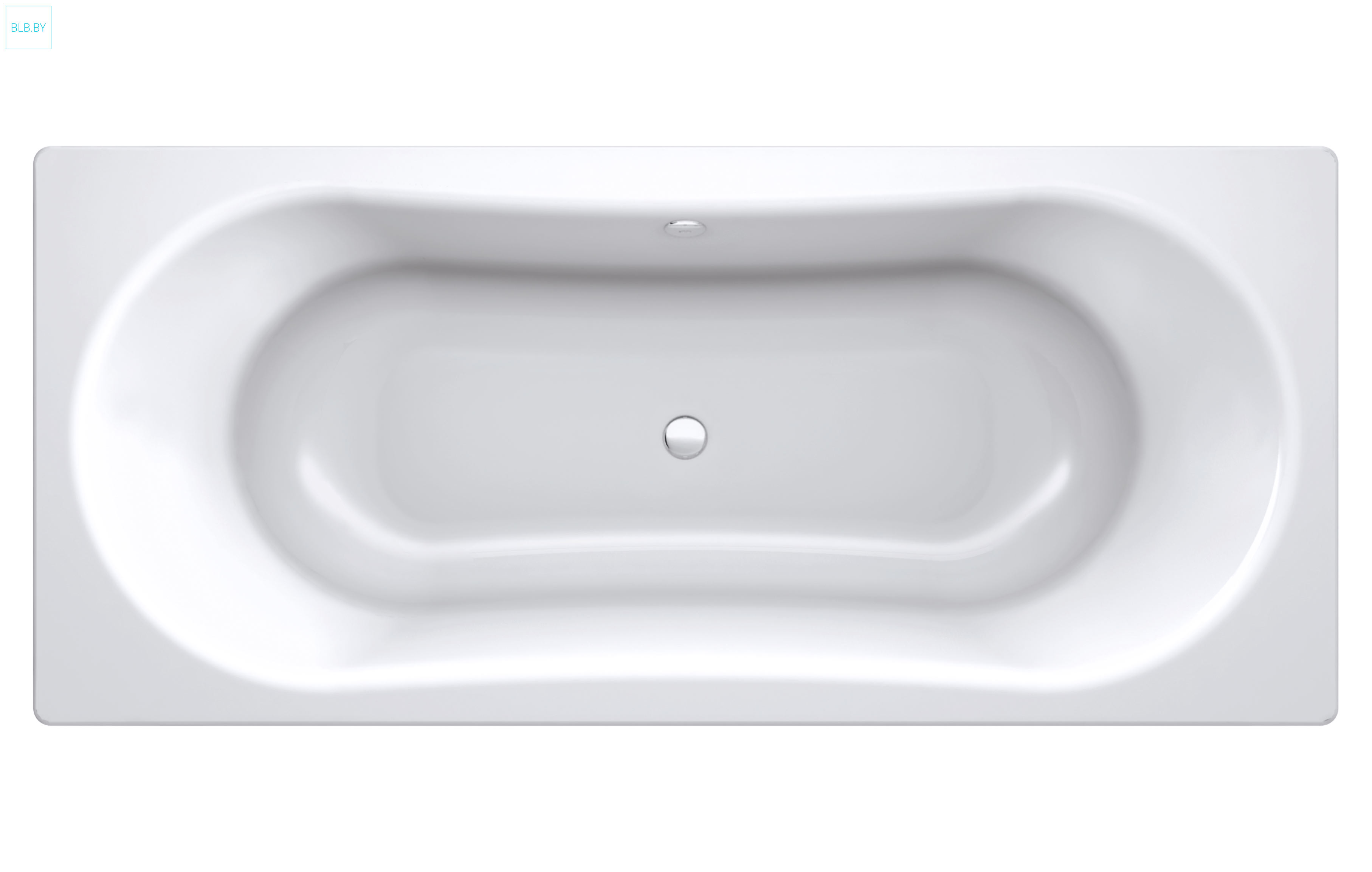 Стальная ванна BLB Duo Comfort B80DAH001N 180x80