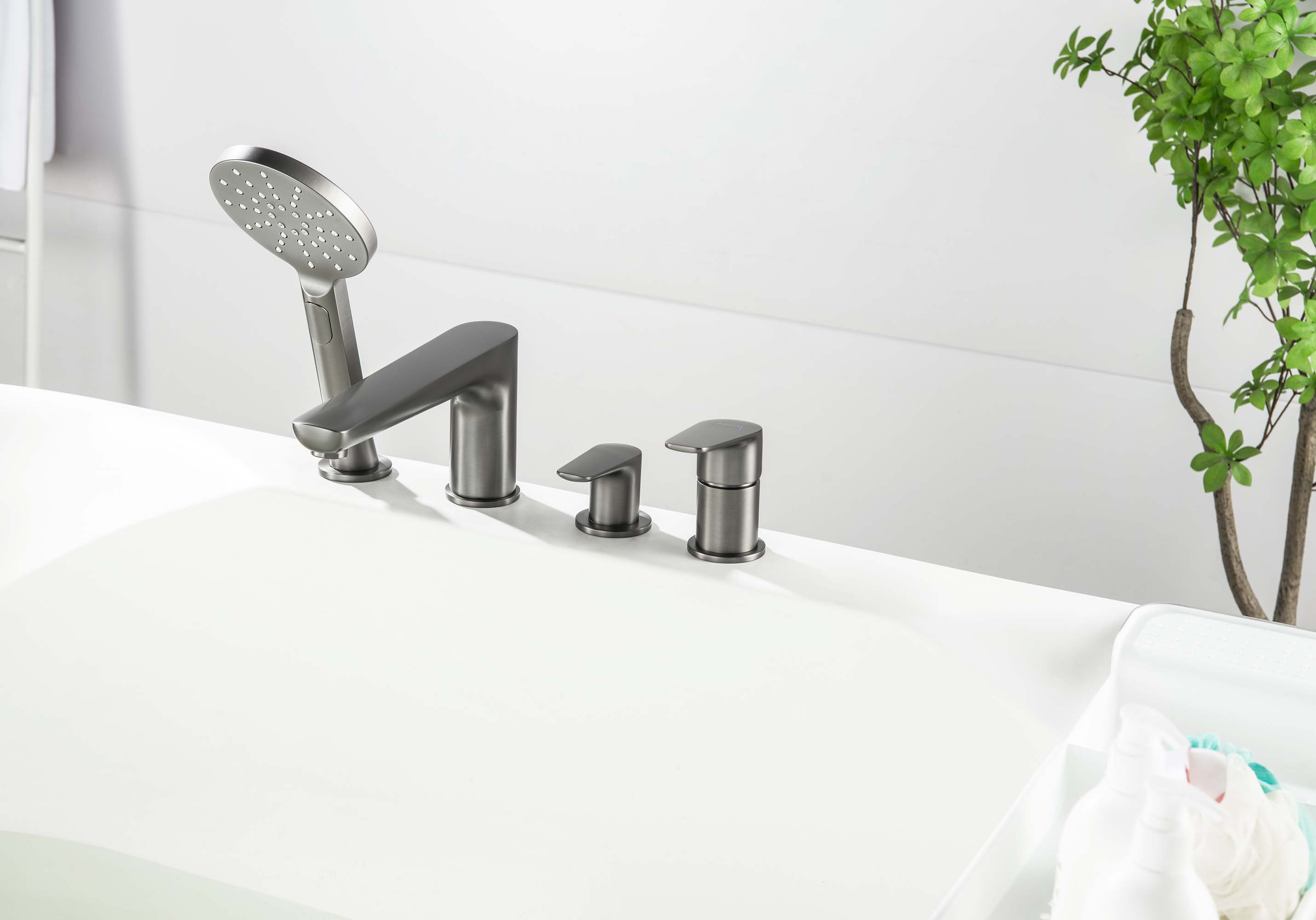 Смеситель Aquatek Бетта AQ1148BGM на борт ванны