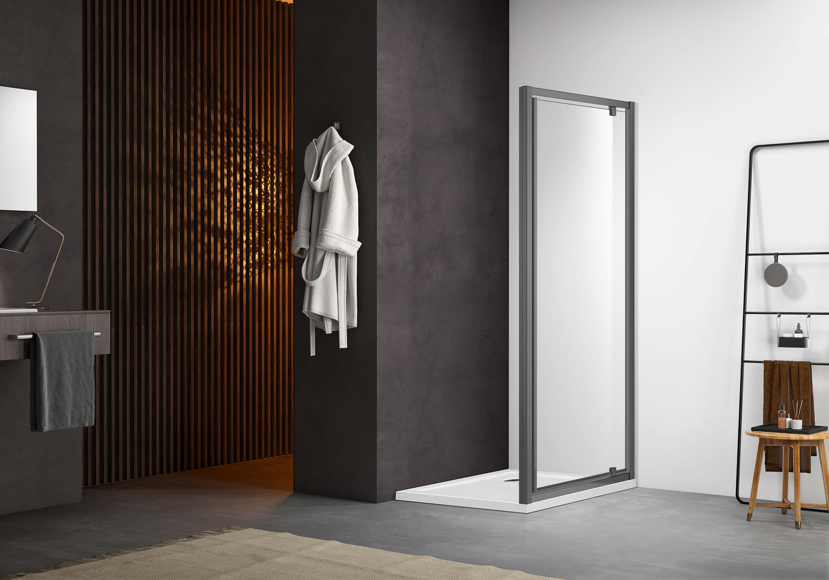 Душевая дверь Aquatek AQ ARI PI 09020GM 90х200 см