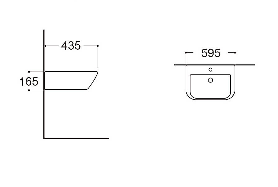 Раковина подвесная Aquatek AQ5440-00