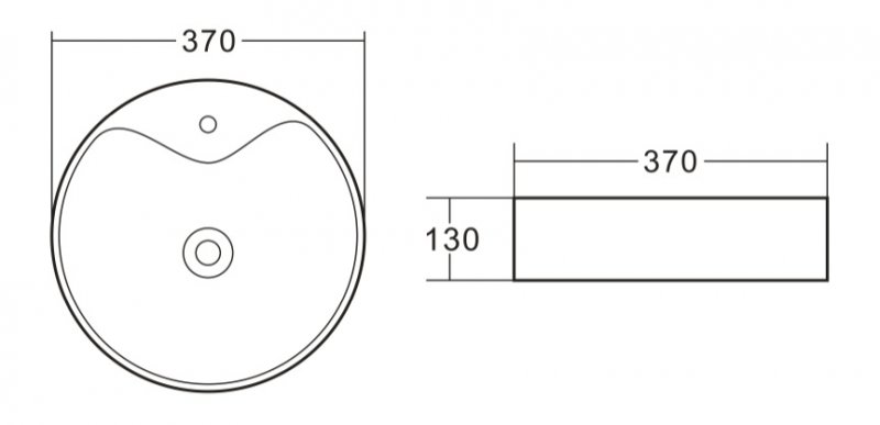 Раковина накладная BelBagno BB1400