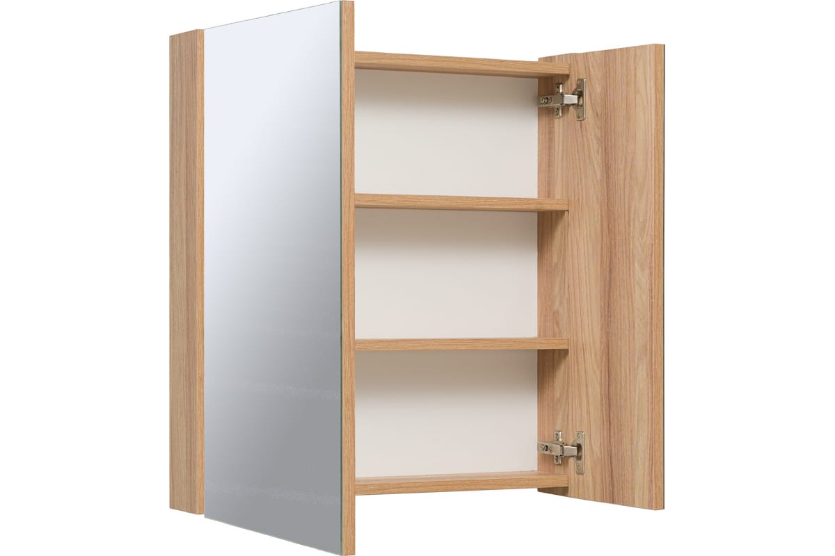 Зеркальный шкаф Runo Лада 60х65 лиственница