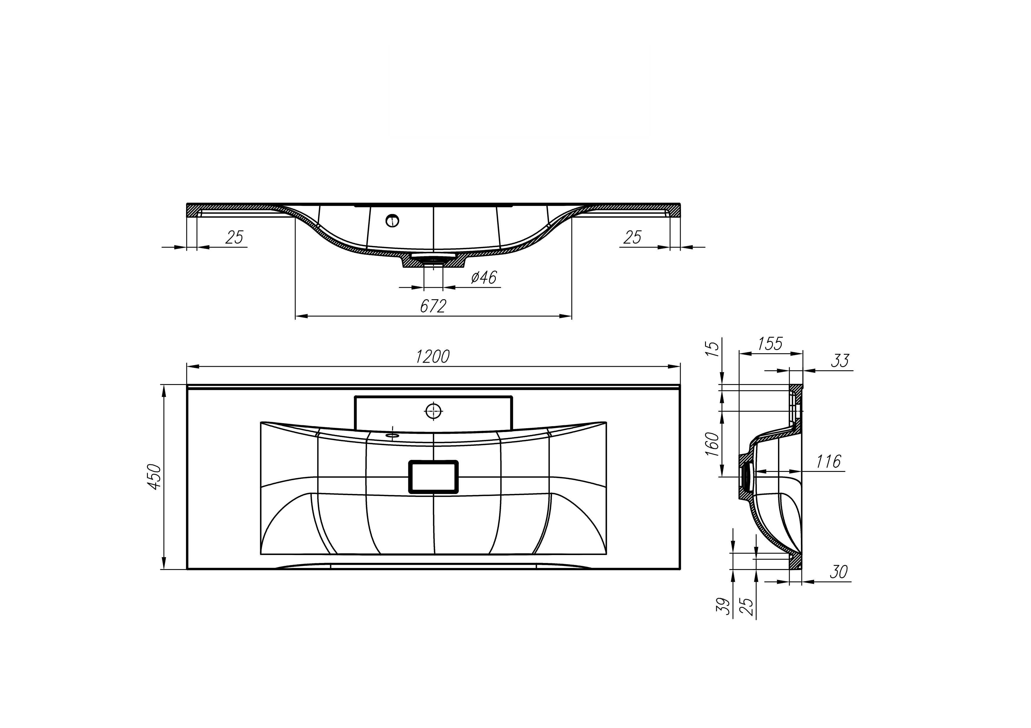 Раковина накладная BelBagno BB1200/450-LV-MR-PR