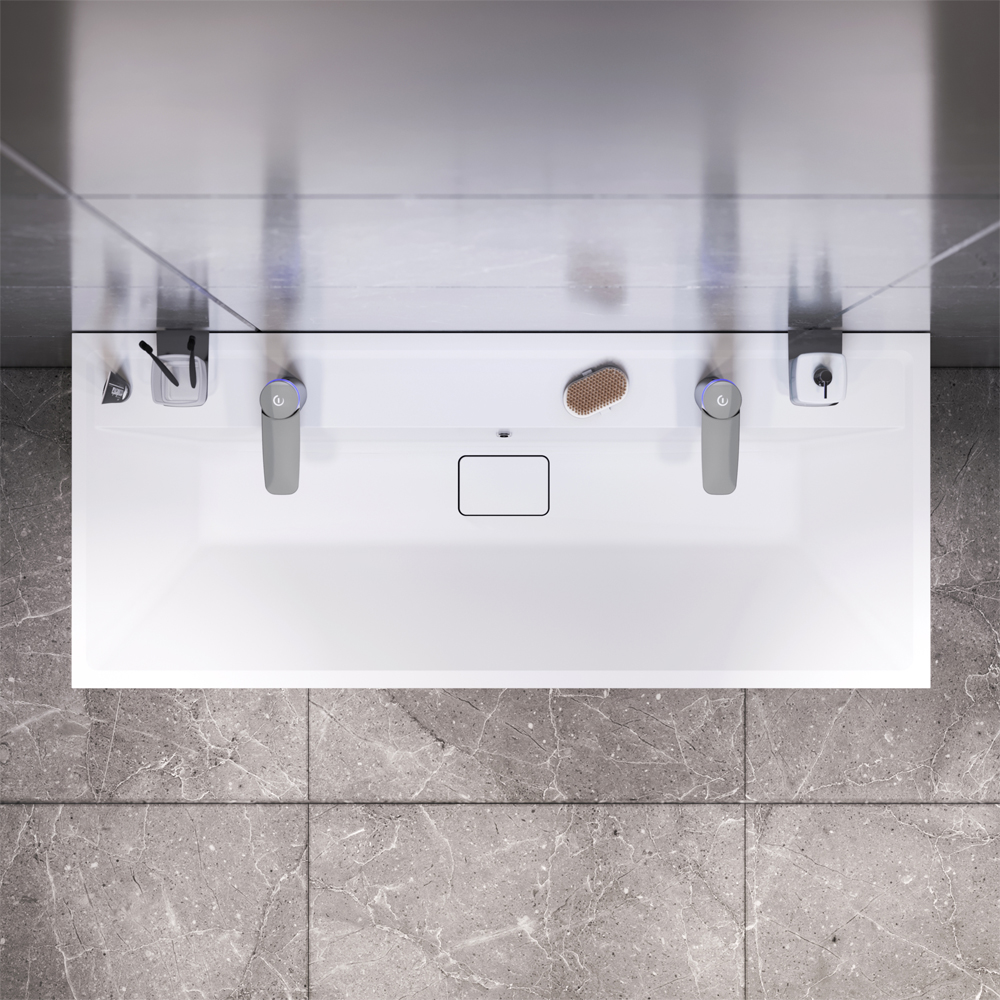 Мебель для ванной подвесная AM.PM Inspire V2.0 120 см графит матовый