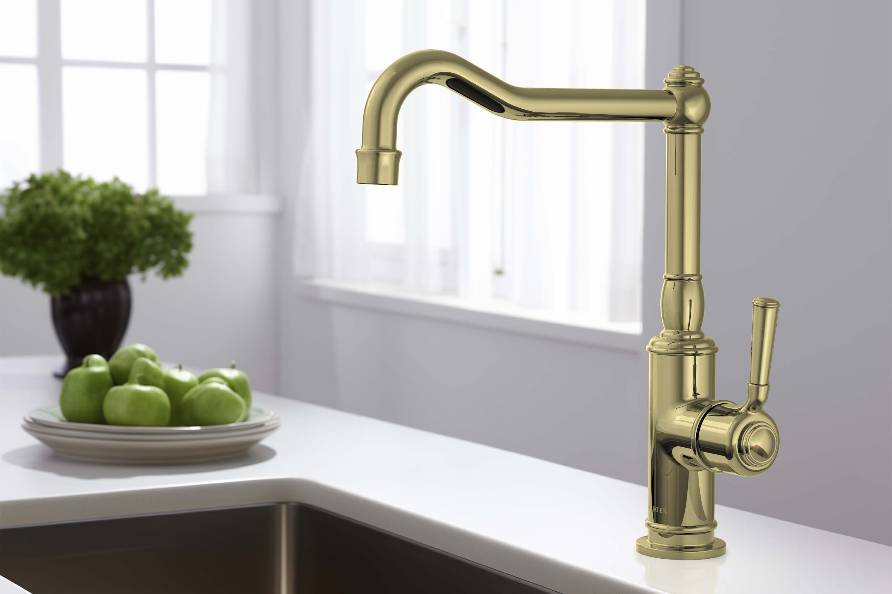 Смеситель Aquatek Классик AQ1580PG для кухни