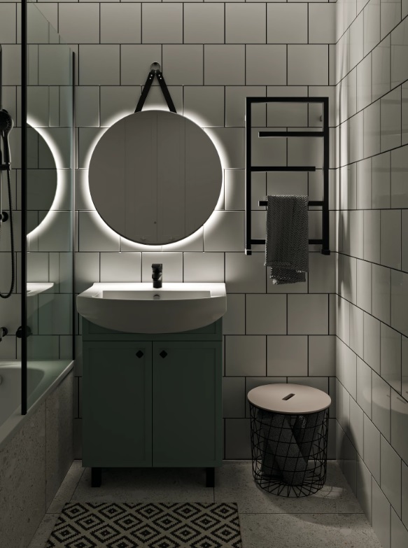 Зеркало Runo с подсветкой D650 Руан Led