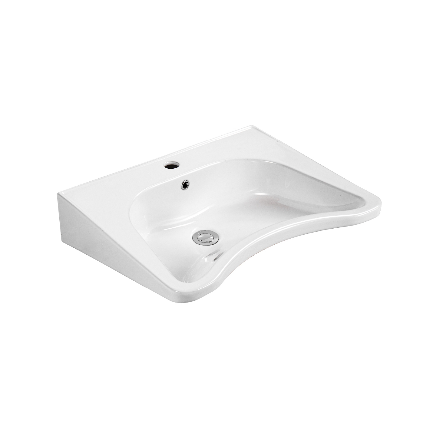 Раковина подвесная Aquatek AQ2211-00 для людей с ограниченными возможностями