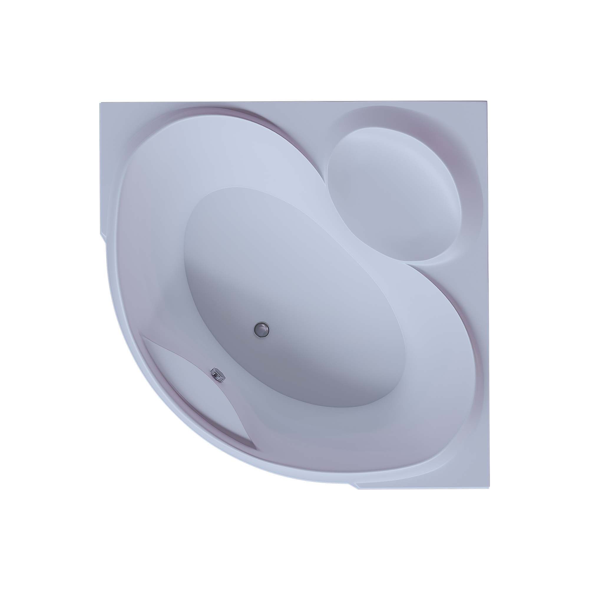 Акриловая ванна Aquatek Эпсилон EPS150-0000066 150х150 см с фронтальным