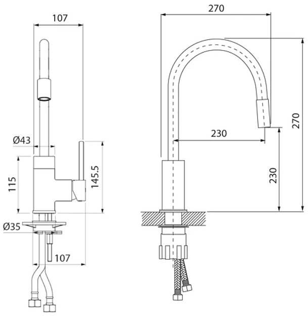 Смеситель для кухни Iddis Kitchen 360 K36BLJ0i05