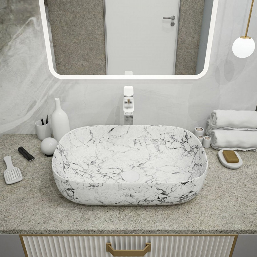 Раковина накладная Alpen Elegant ALP2450398 60 см