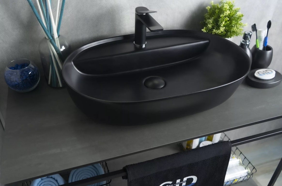 Раковина накладная Gid Bm1346 61 см