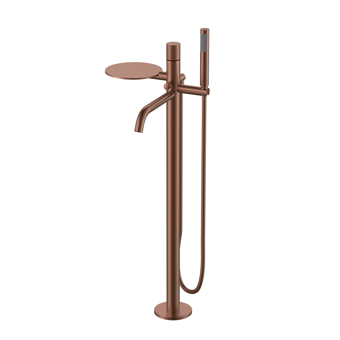 Смеситель Boheme STICK напольный BRUSHED BRONZE ручка TOUCH 129-BRB.2