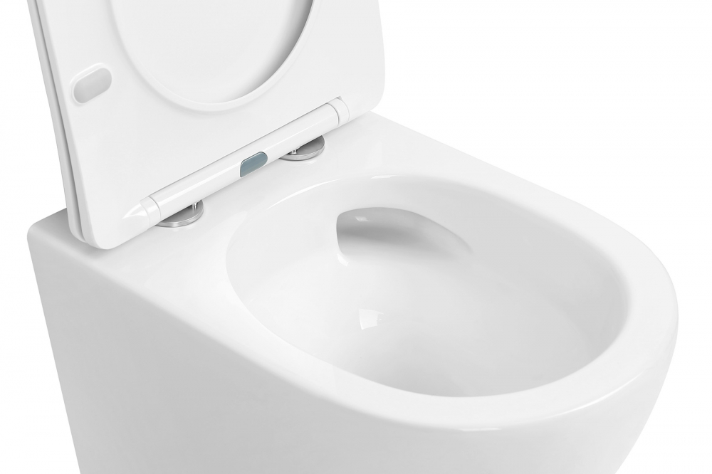 Унитаз Abber Bequem AC1100T подвесной белый, безободковый, смыв торнадо