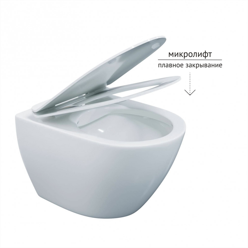 Унитаз подвесной Berges PUMA Rimless 082131 безободковый, белый