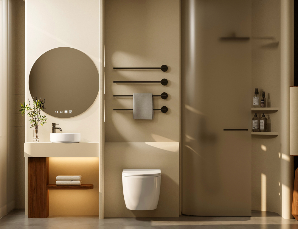 Унитаз Abber Bequem AC1100T подвесной белый, безободковый, смыв торнадо