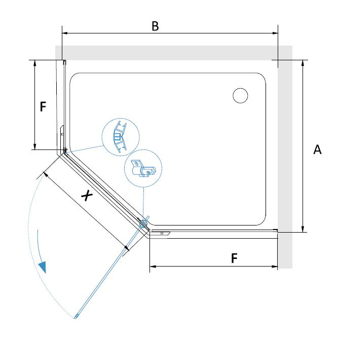 Душевой уголок RGW PA-091 90х120