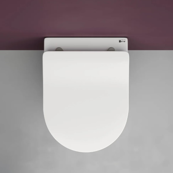 Унитаз подвесной Ceramica Nova Play CN3001 с микролифтом, безободковый