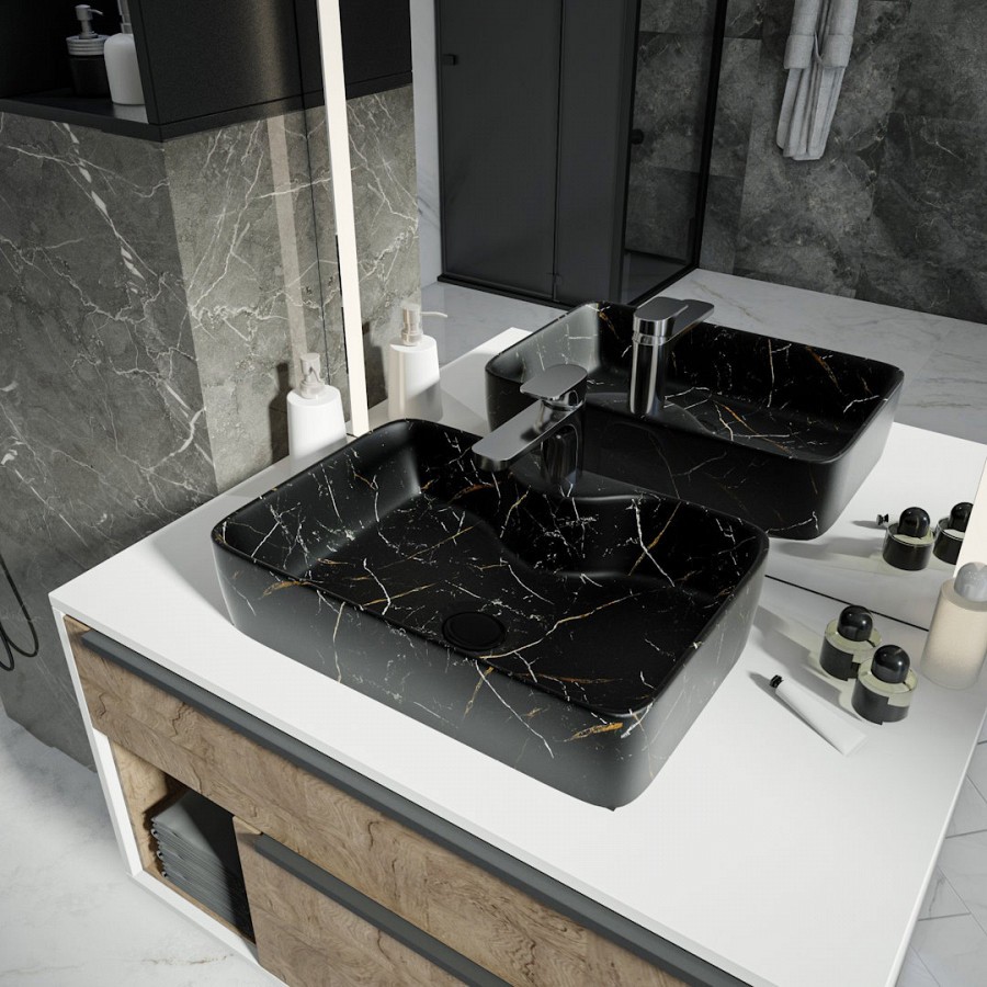 Раковина накладная Alpen Modern S ALP2450299 48 см