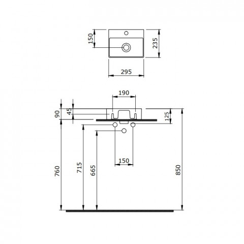 Раковина подвесная Berges Small 182012