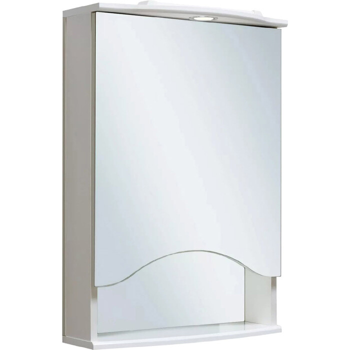 Зеркальный шкаф Runo Фортуна 50х75 правый, белый