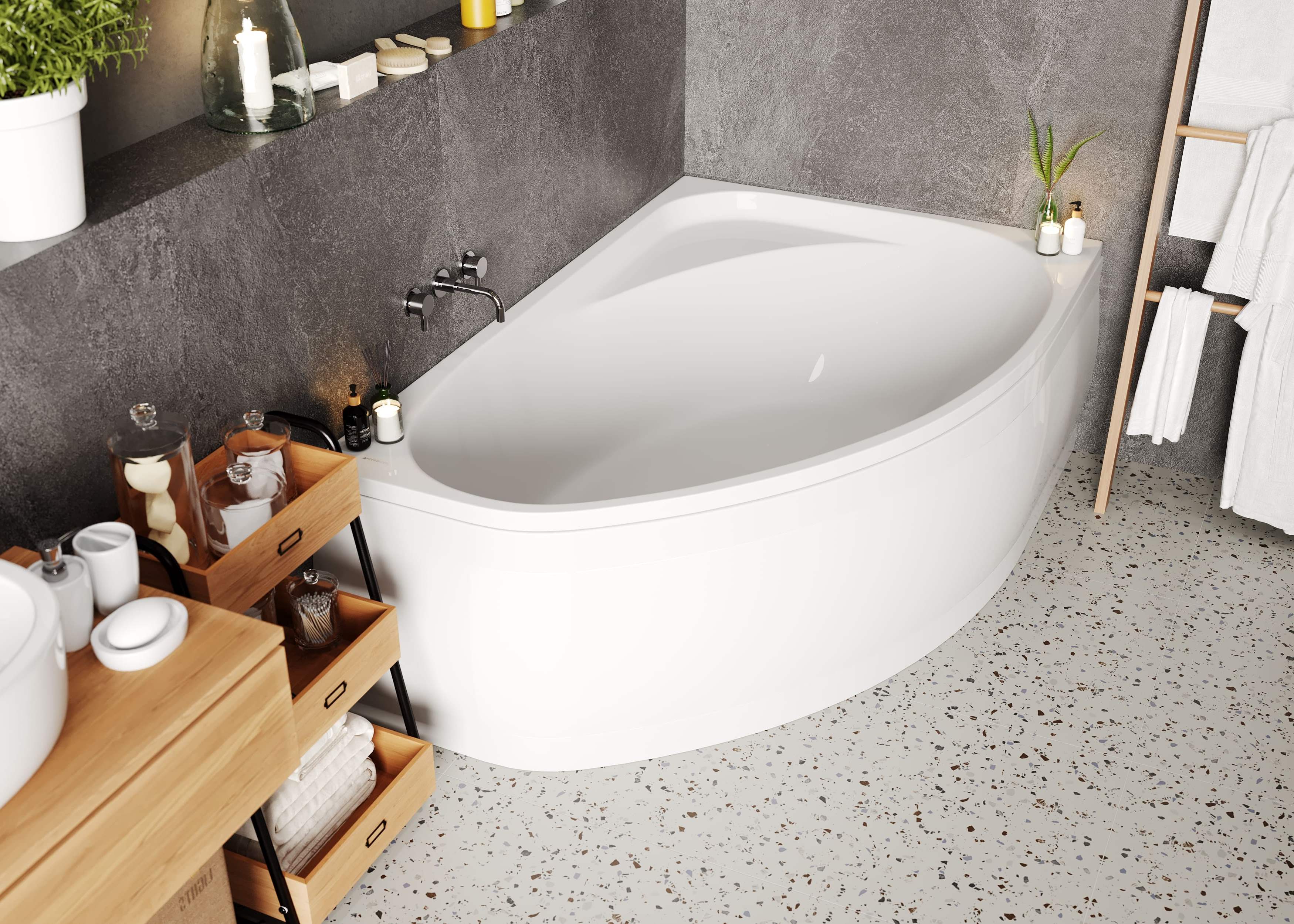 Акриловая ванна VAGNERPLAST Hapi VPBA170HAP3PX-04 170х110 Right