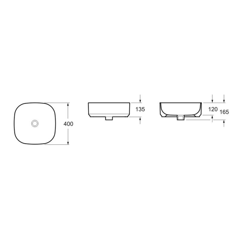 Раковина накладная Lavinia Boho Bathroom Sink Slim 33311006