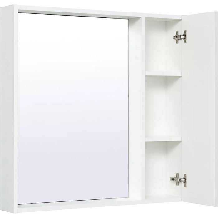 Зеркальный шкаф Runo Манхэттен 65х75 белый