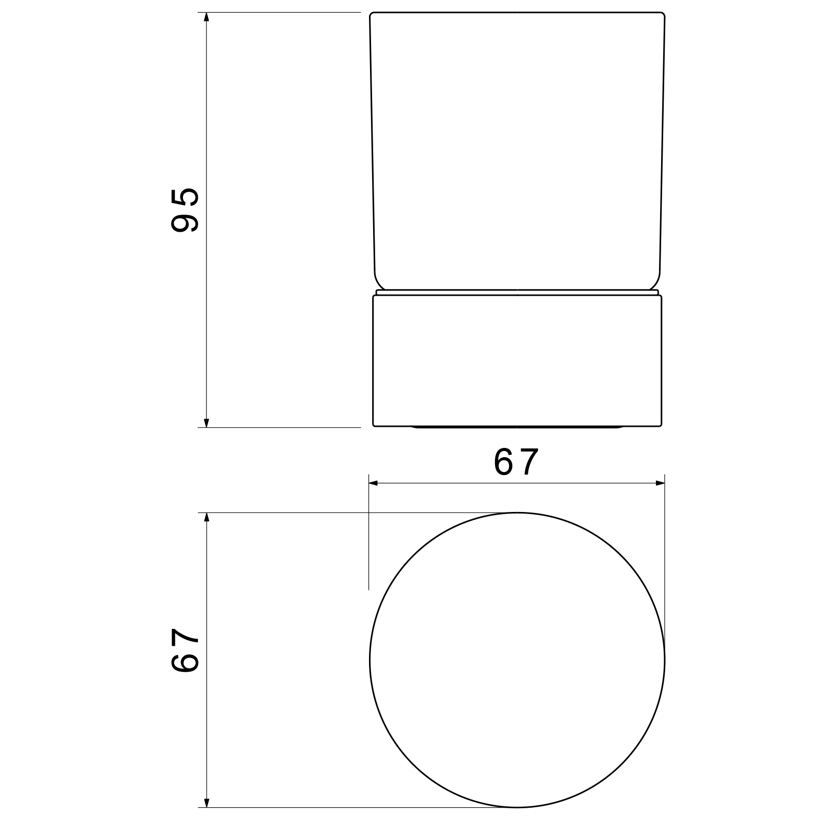 Стакан Timo Saona 13231/03