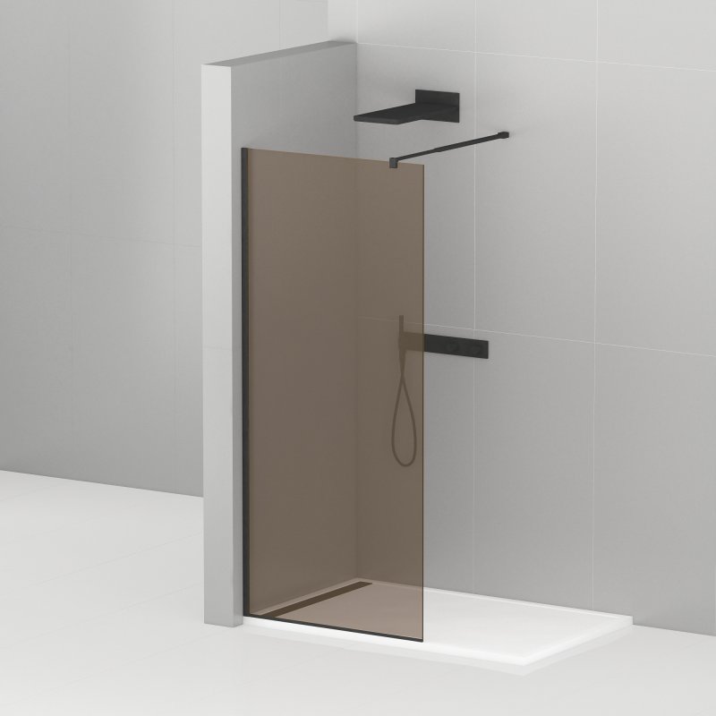 Душевая перегородка Cezares LIBERTA-L-1-90-BR-NERO