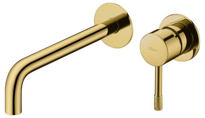 Смеситель для умывальника из стены, Boheme Uno. Gold 465-G