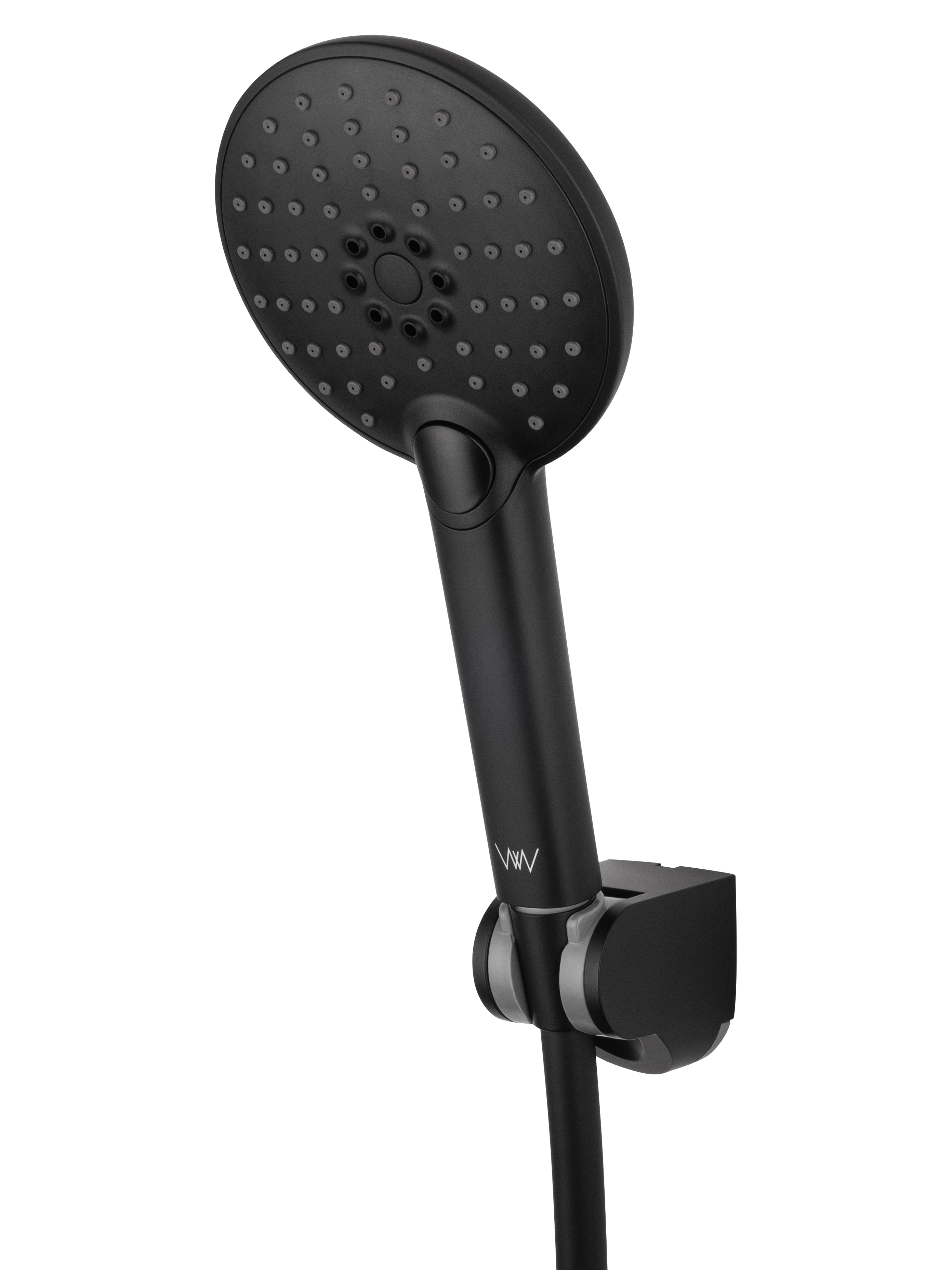 Смеситель для душа с встроенным изливом WONZON & WOGHAND MUSE Corno, Черный матовый WW-A30902-MB