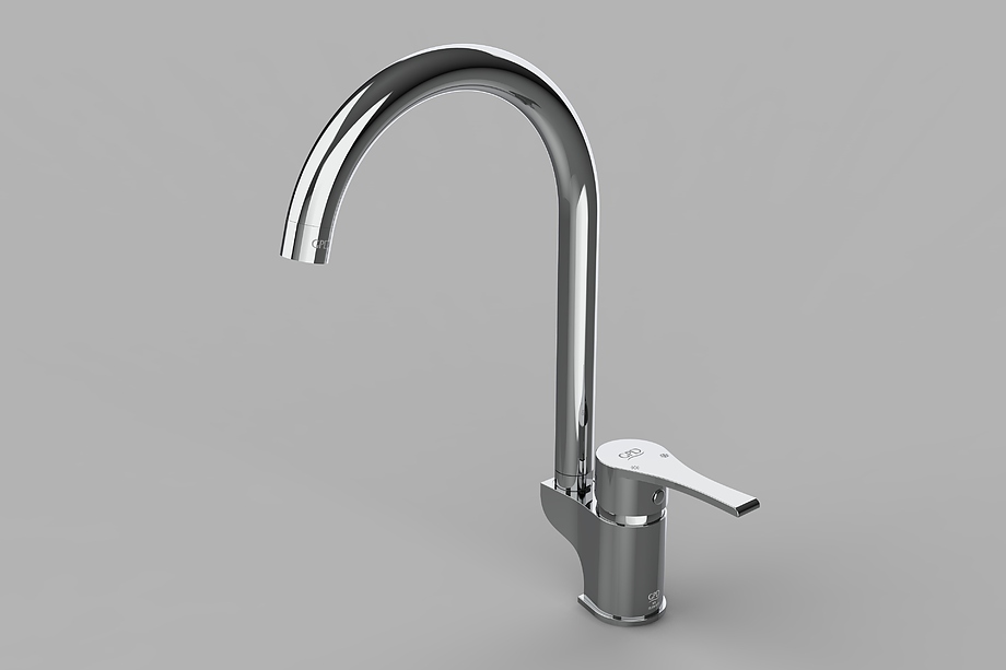 Смеситель для кухни GPD Atros MTE65 хром