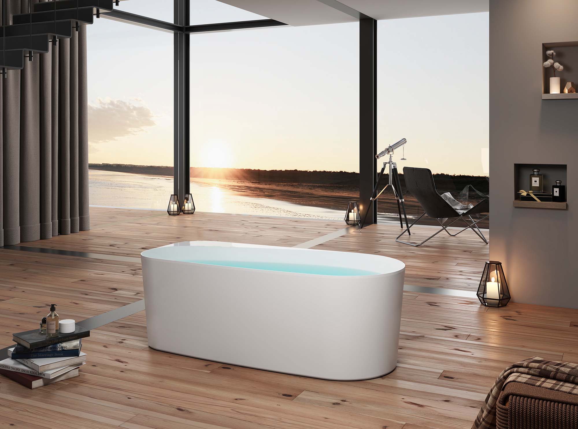 Акриловая ванна Aquatek Прима AQ-1115780 170х80 см