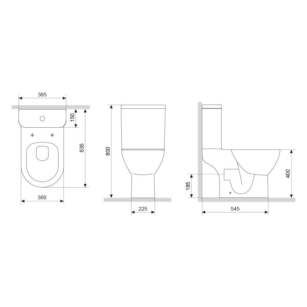 Унитаз-компакт AM.PM Luna безободковый, с сиденьем микролифт
