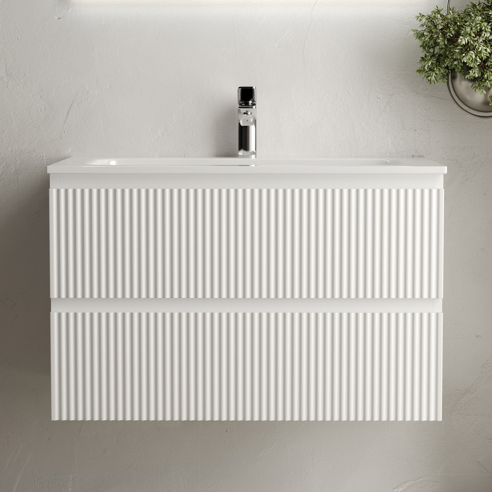 Тумба под раковину Sancos Snob R 80 см, Bianco