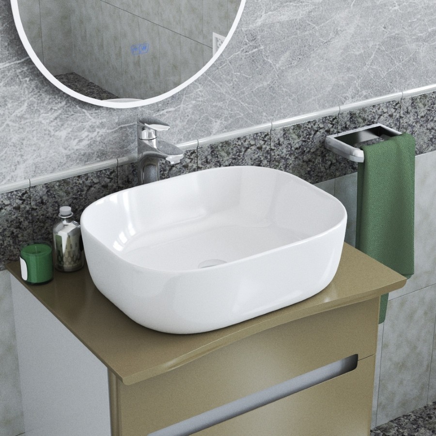 Раковина накладная Alpen Elegant ALP2450204 50 см