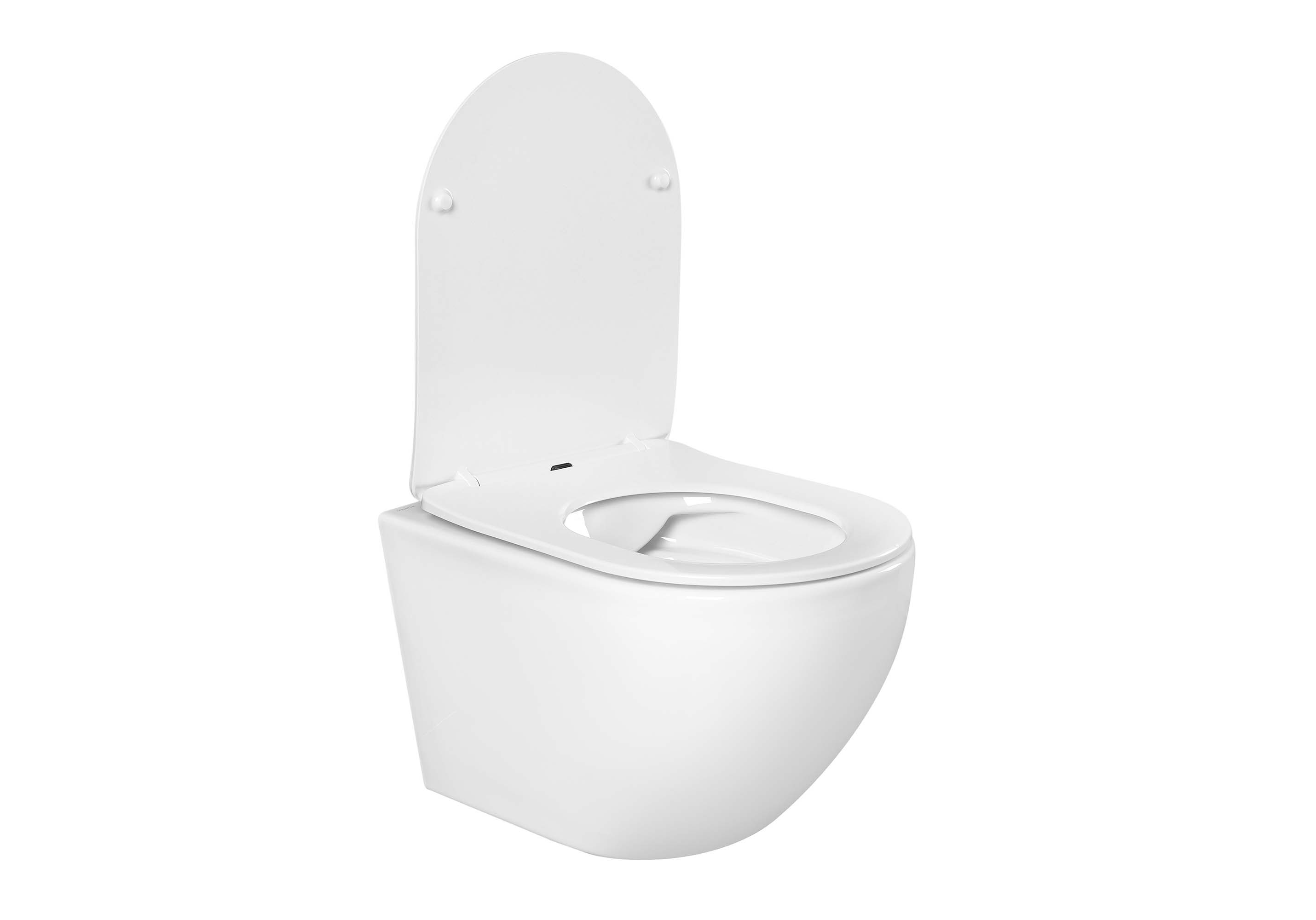 Унитаз подвесной безободковый Aquatek Европа AQ1901-MW с сиденьем Soft Close белый матовый