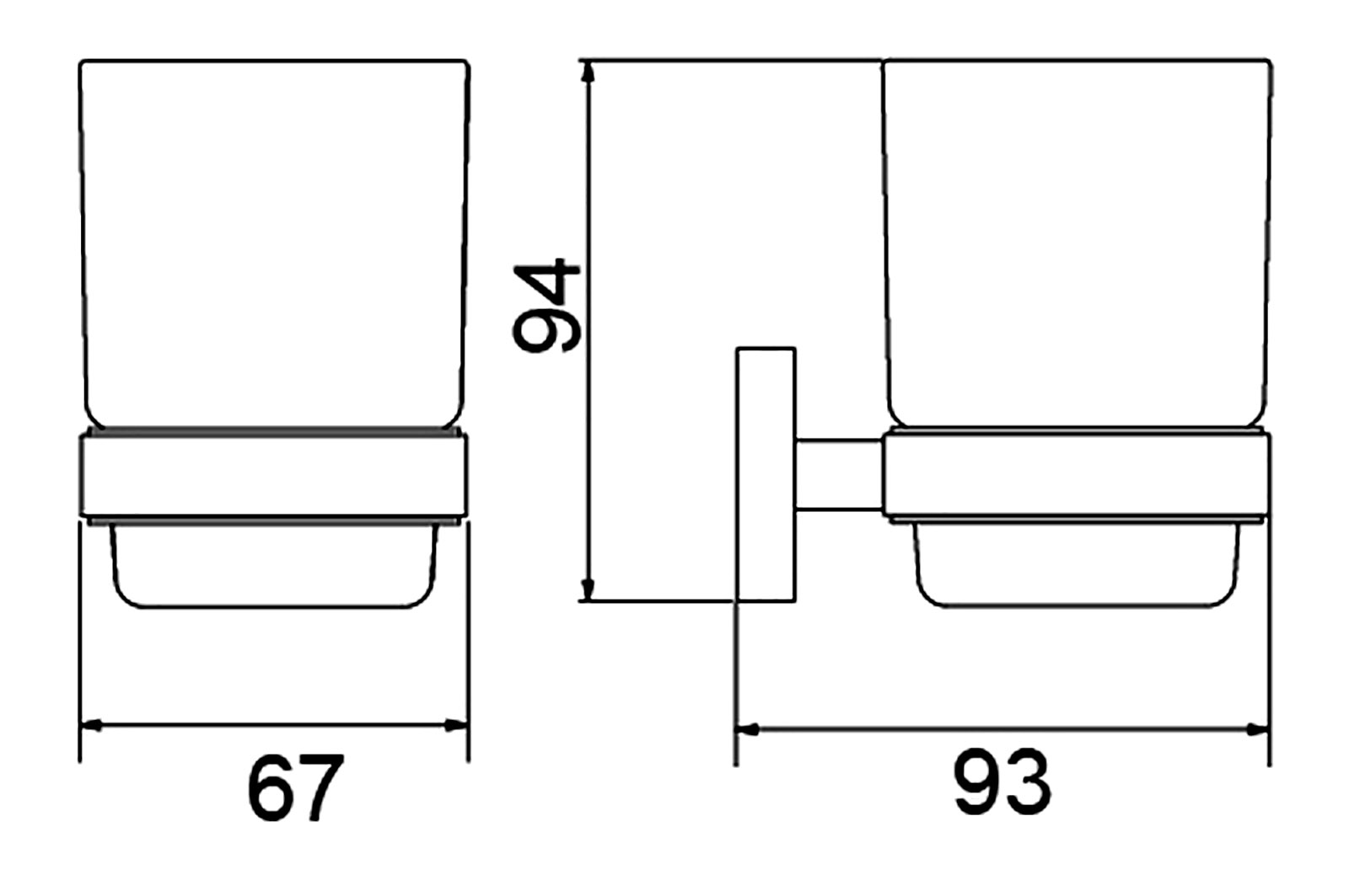 Стакан Timo Selene 12033/03