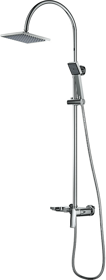 Душевая система D&K Rhein Lessing DA1323701C05 с изливом, хром